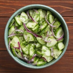 Cucumber and Onion Salad